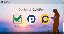 Desktop Screenshot of goldpen.se